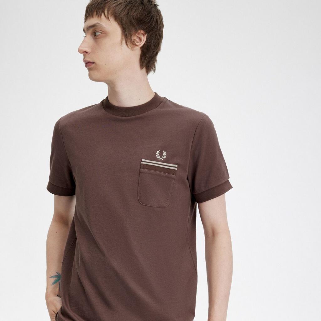 Maglia a maniche corte Fred perry modello 48658457985363 per uomini 4/5