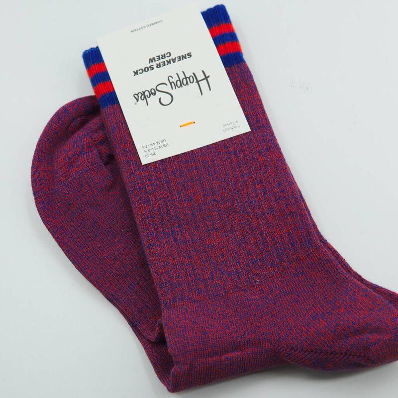 Calcetines Hombre Happy Socks Im Solid Thin Crew Soc Rojo