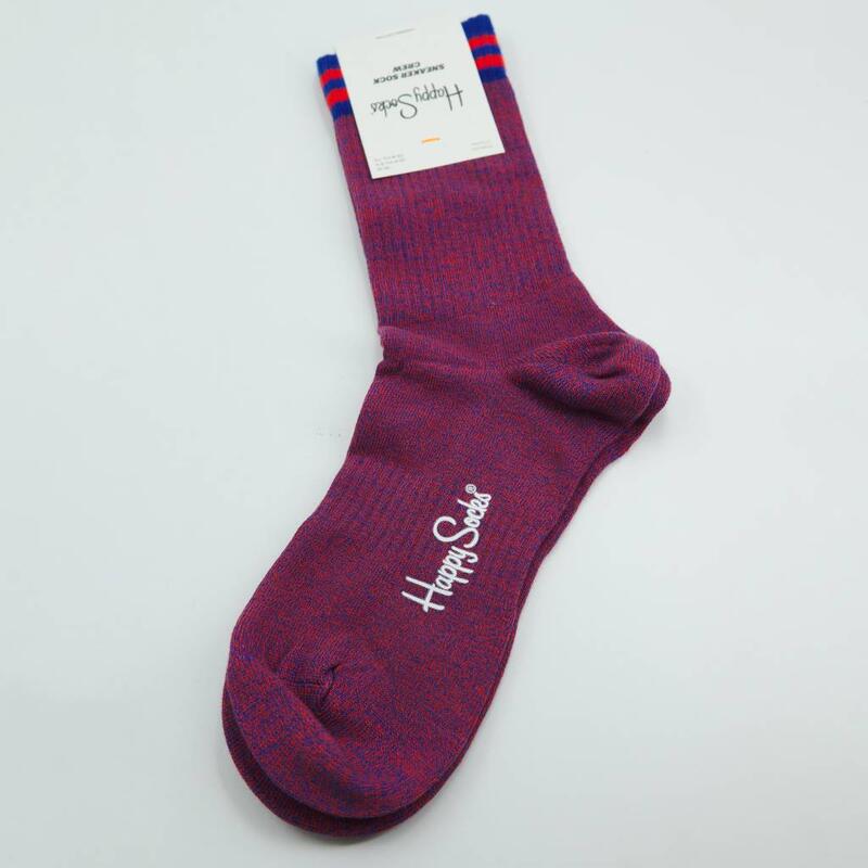 Calcetines Hombre Happy Socks Im Solid Thin Crew Soc Rojo