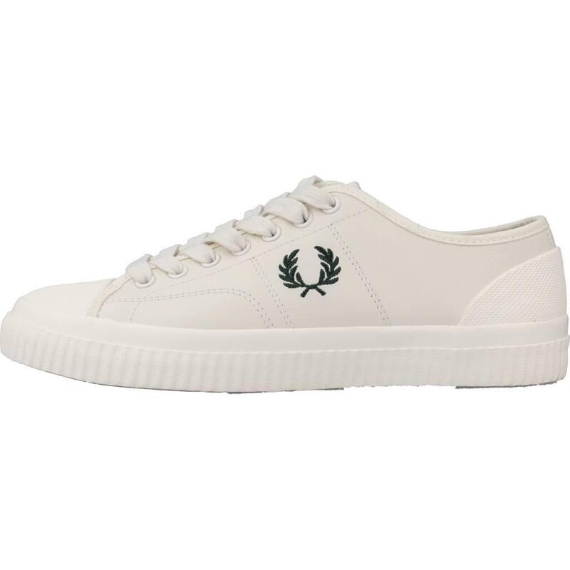 Informales Hombre Fred Perry Hughes Low Leather Blanco