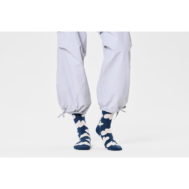 Calcetines Hombre Happy Socks Cloudy Sock Azul