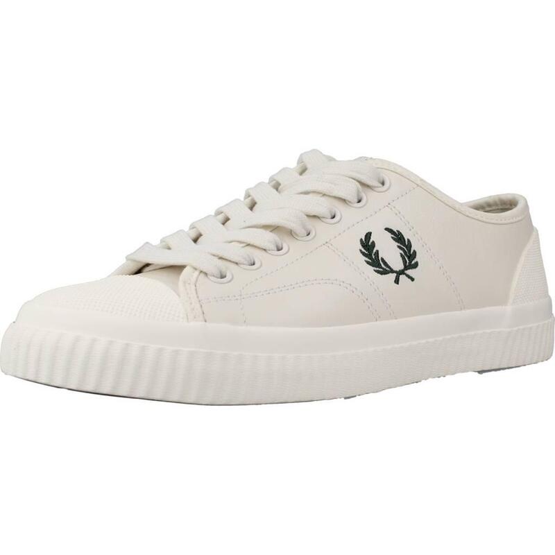 Informales Hombre Fred Perry Hughes Low Leather Blanco