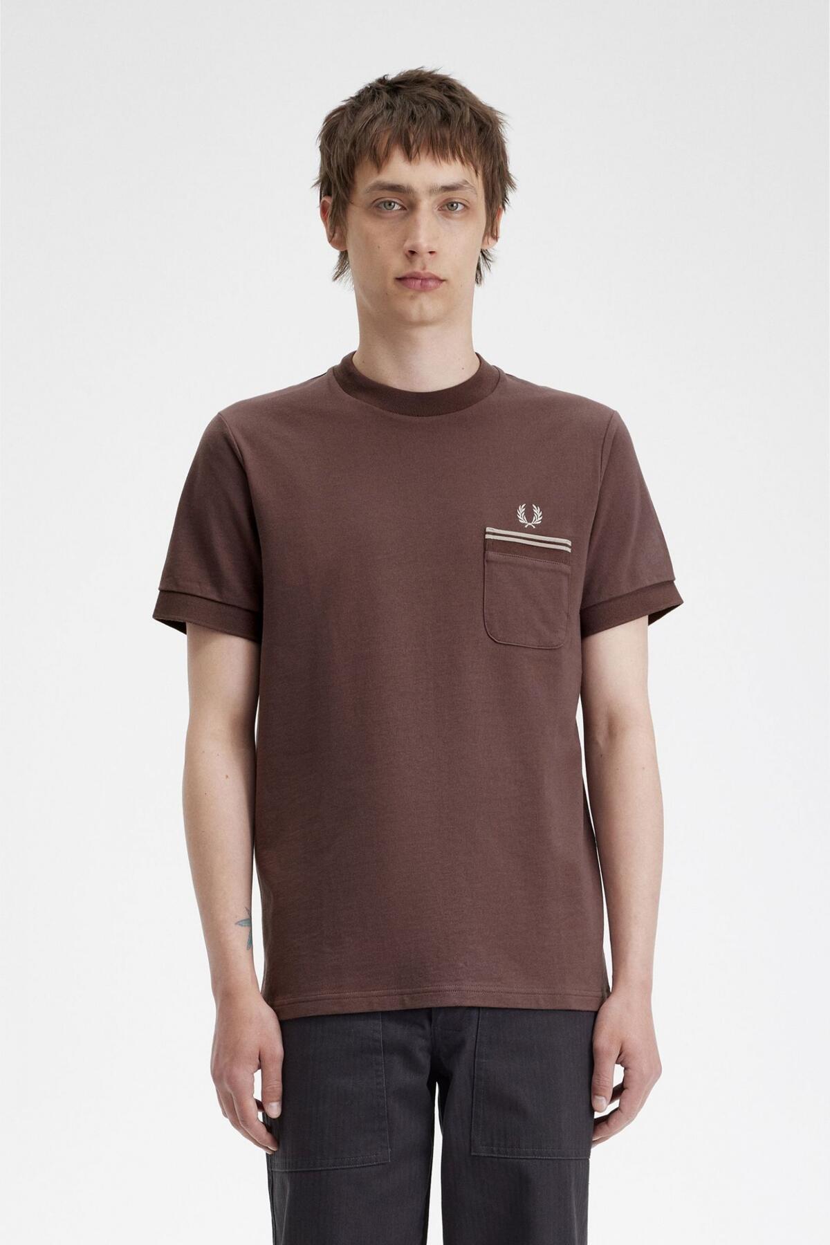 Maglia a maniche corte Fred perry modello 48658457985363 per uomini 5/5