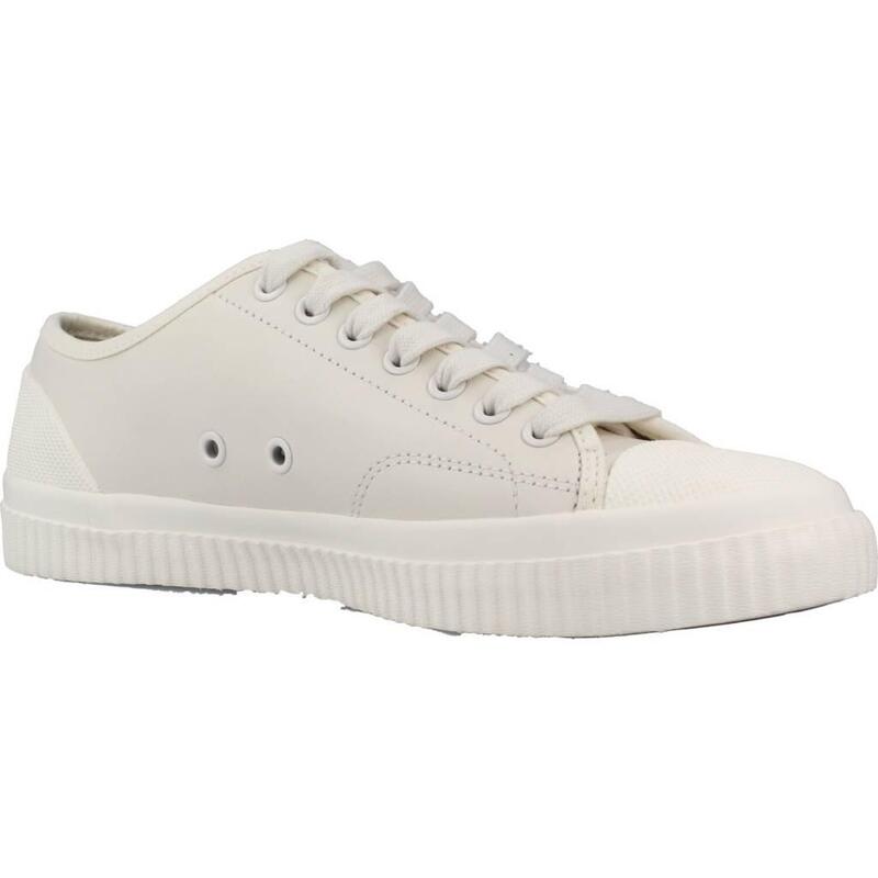 Informales Hombre Fred Perry Hughes Low Leather Blanco