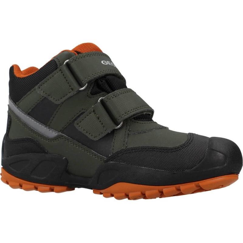 Botas Niño Geox J New Savage Boy B A Negro