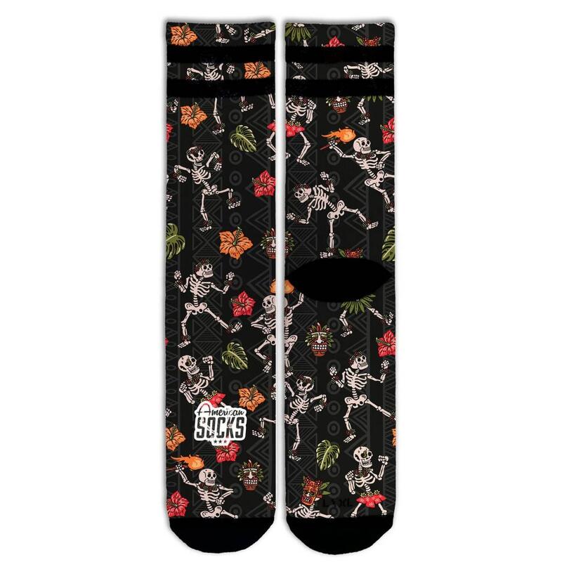 Calcetines Hombre American Socks Dancing Skeletons Multicolor