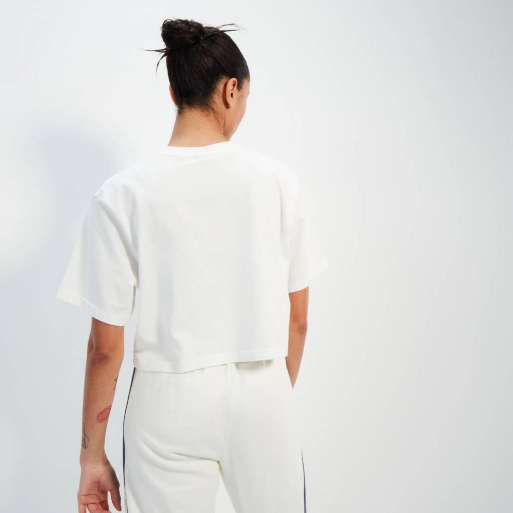 T-shirt Ellesse Modèle Iva Cropped T-shirt Couleur Blanc 2/5