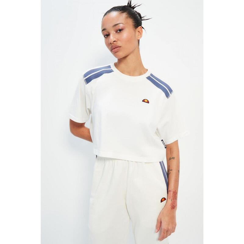 Camisetas Mujer Ellesse Iva Cropped T-shirt Blanco