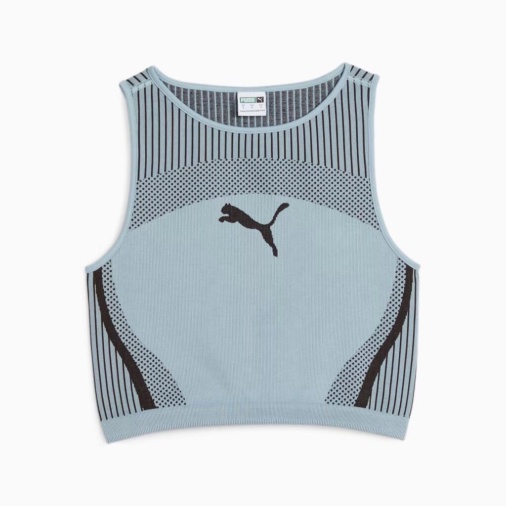 Puma Modelo Dare To Crop Top Cor Azul 2/4