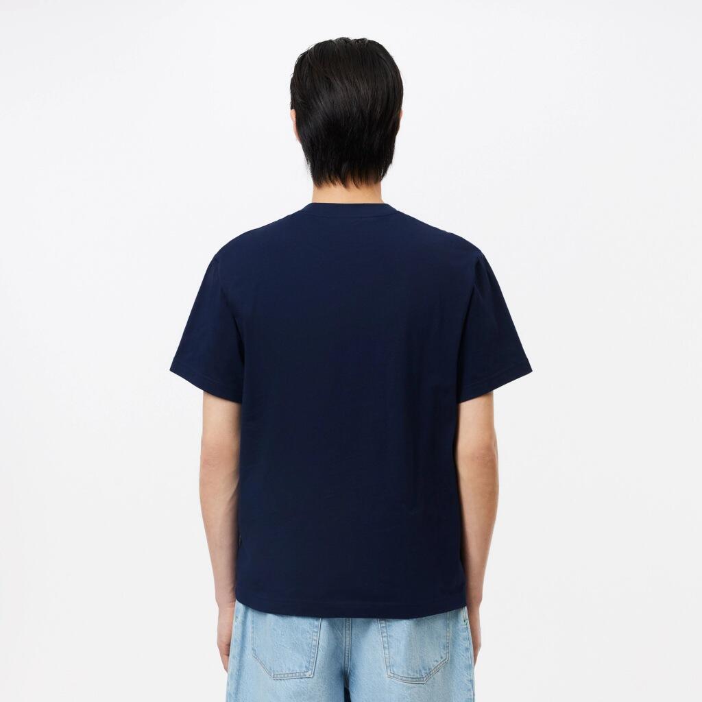 T-shirt Lacoste Modèle 155895 Couleur Bleu 4/5