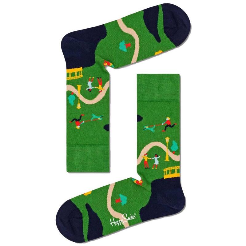 Calcetines Hombre Happy Socks Wap01 7500 Verde