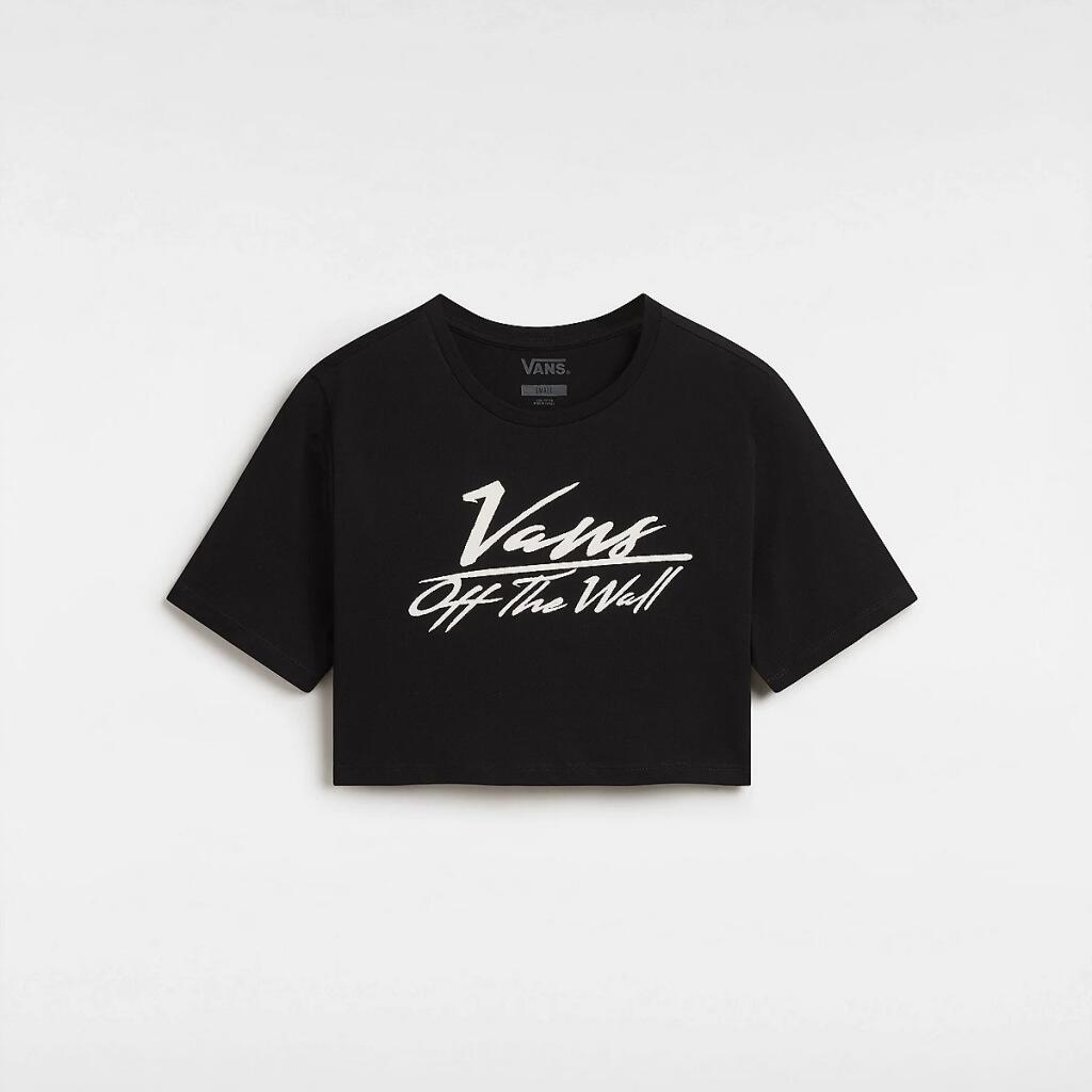 T-shirt Vans Modèle Go Anywhere Crew Crop Couleur Noir 2/5