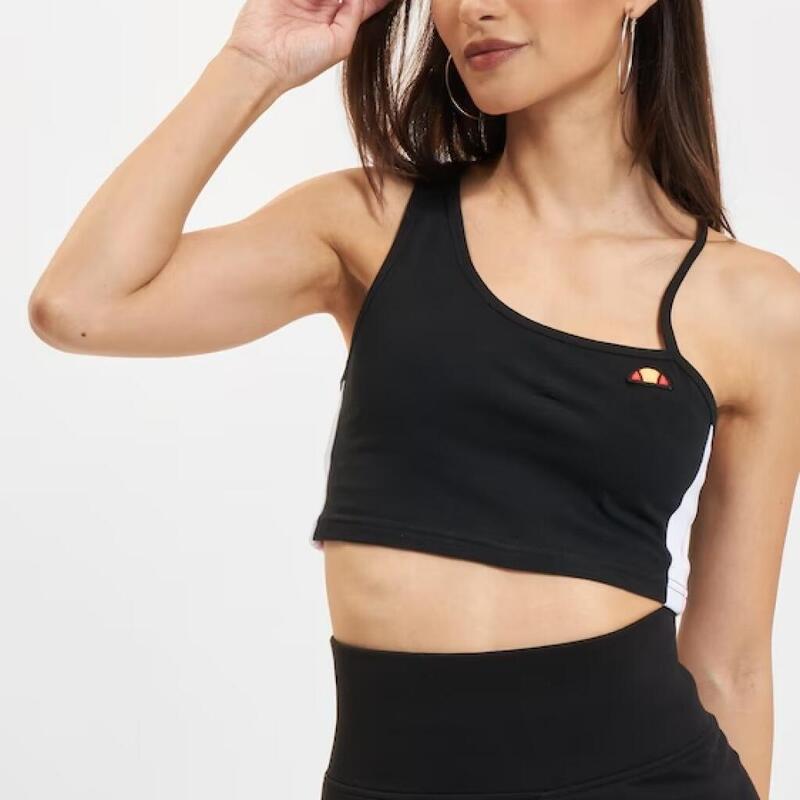 Camisetas Mujer Ellesse Playsol Crop Top Negro