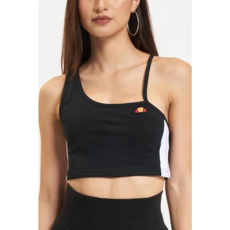 Camisetas Mujer Ellesse Playsol Crop Top Negro