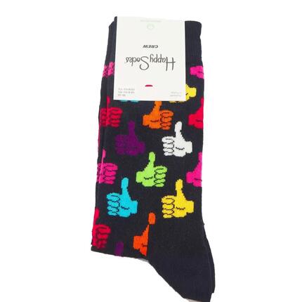 Calcetines Mujer Happy Socks Thumbs Up Sock Negro