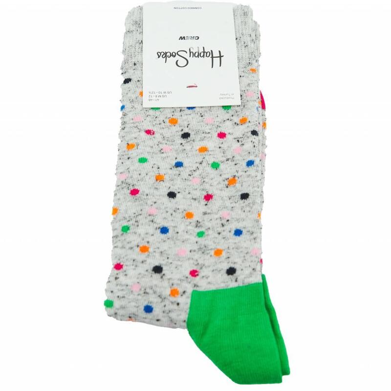 Calcetines Hombre Happy Socks Mini Dot Sock Gris