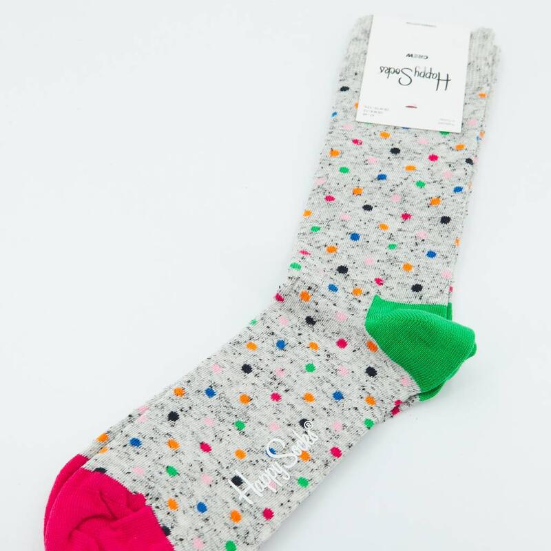 Calcetines Hombre Happy Socks Mini Dot Sock Gris