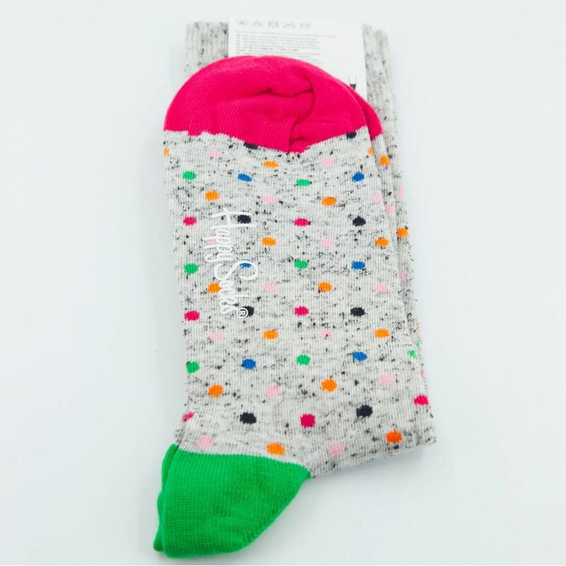 Calcetines Hombre Happy Socks Mini Dot Sock Gris