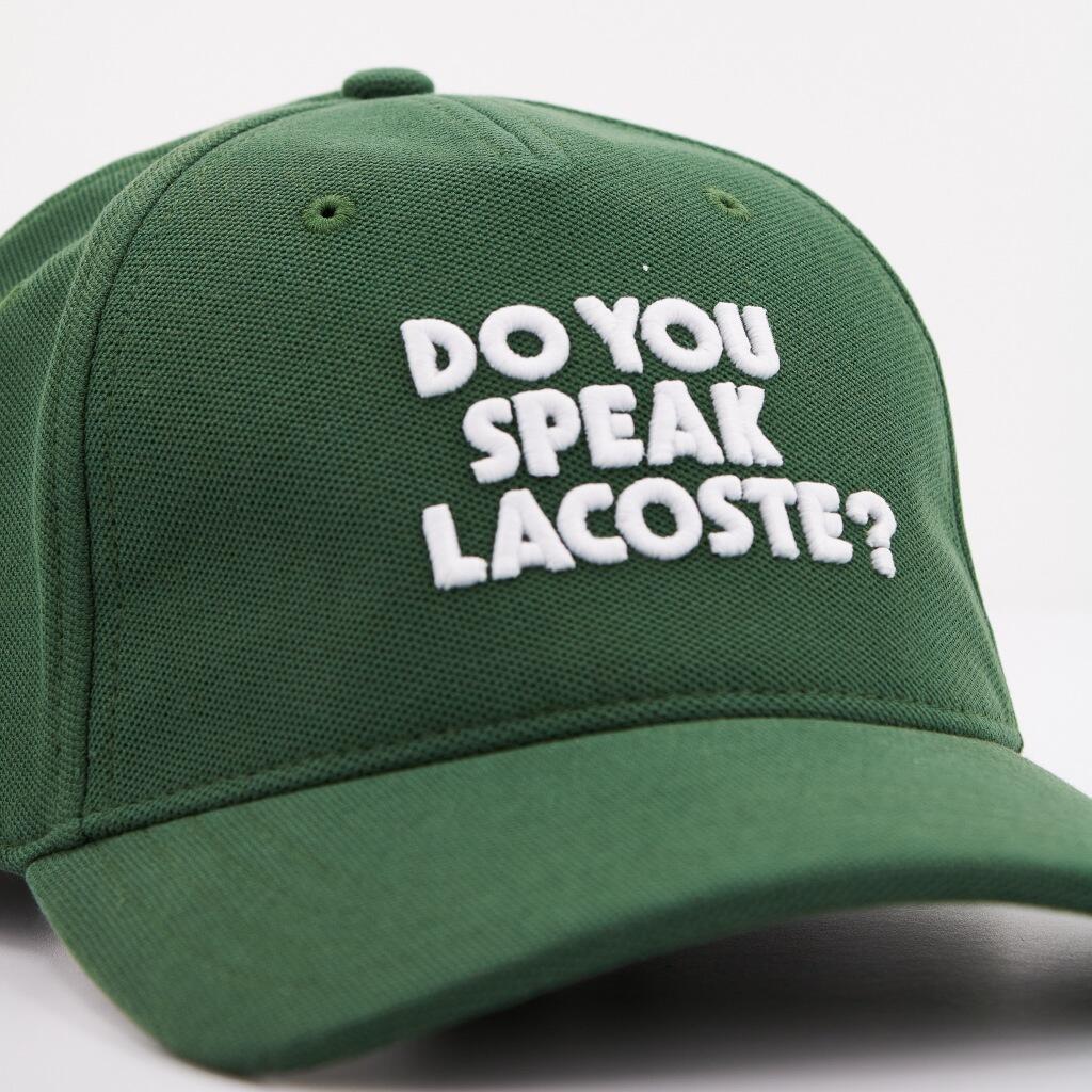 Bonés para homem Lacoste Rk0341 Verde 4/5