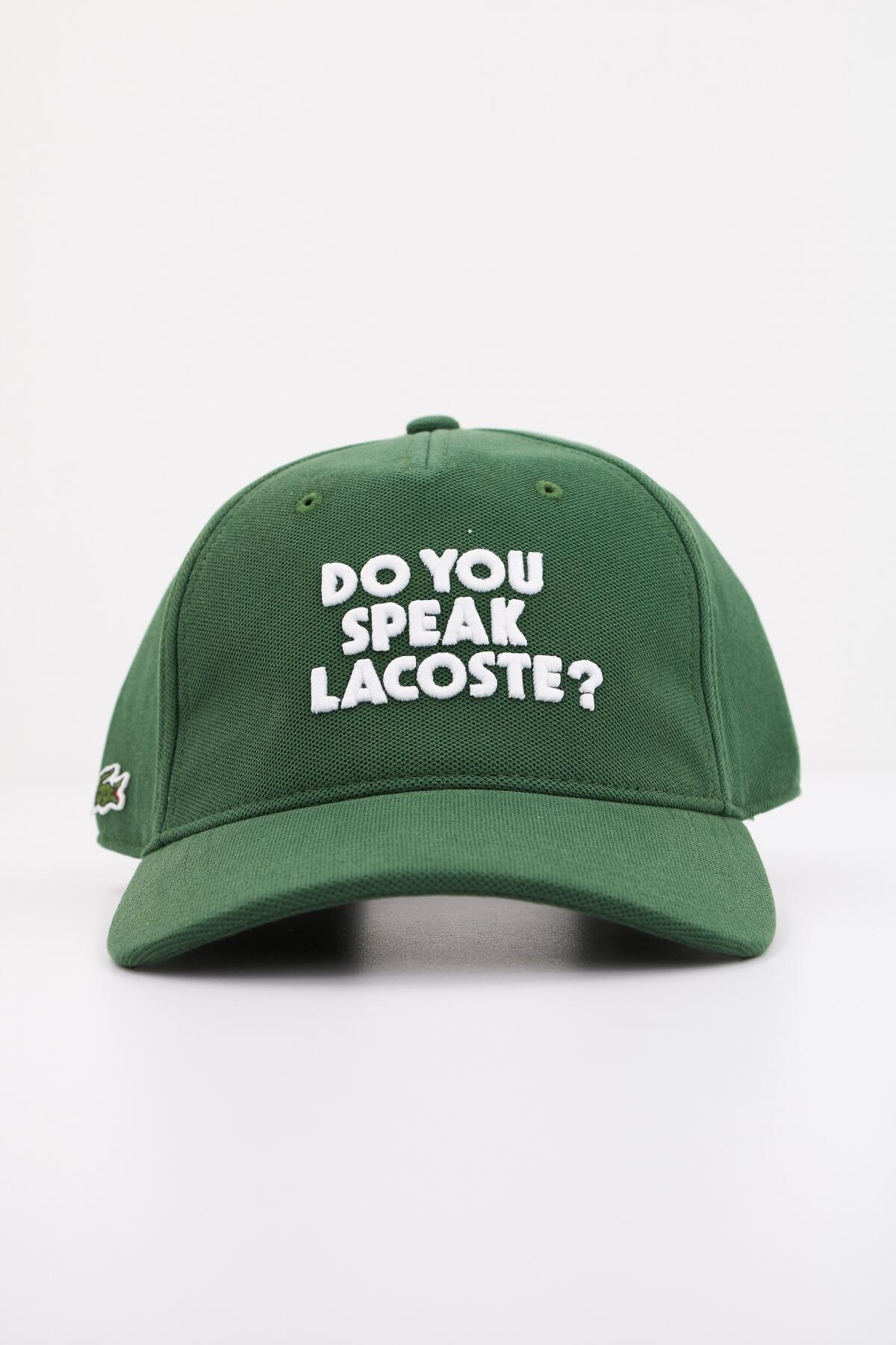 Bonés para homem Lacoste Rk0341 Verde 5/5