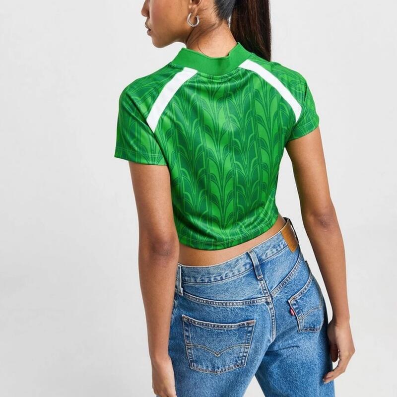 Camisetas Mujer Puma Football Jersey Baby Tee Woman Verde