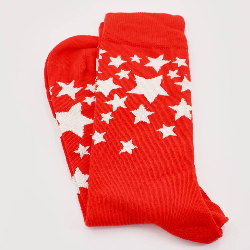 Meias Happy Socks Modelo Pack Stars Gift Socks Cor Vermelho 2/5