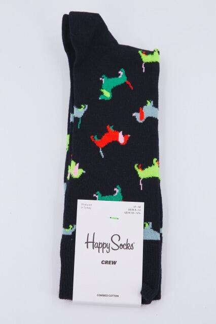 Meias Happy Socks Modelo Pul01 6500 Cor Preto 5/5