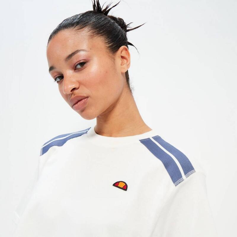 Camisetas Mujer Ellesse Iva Cropped T-shirt Blanco