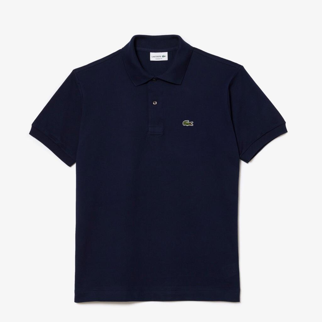 Lacoste Modell L1212 Short Sleeved Ribbed Collar S Farbe Blau 2/7