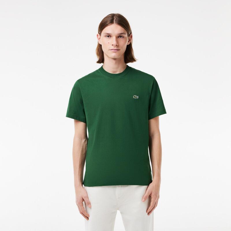 Camisetas Hombre Lacoste Th7318 Tee-shirt Verde