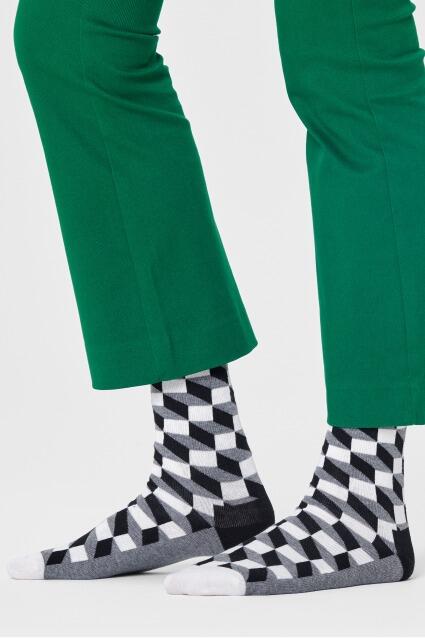 Calcetines Hombre Happy Socks Filled Optic Gris 5/5