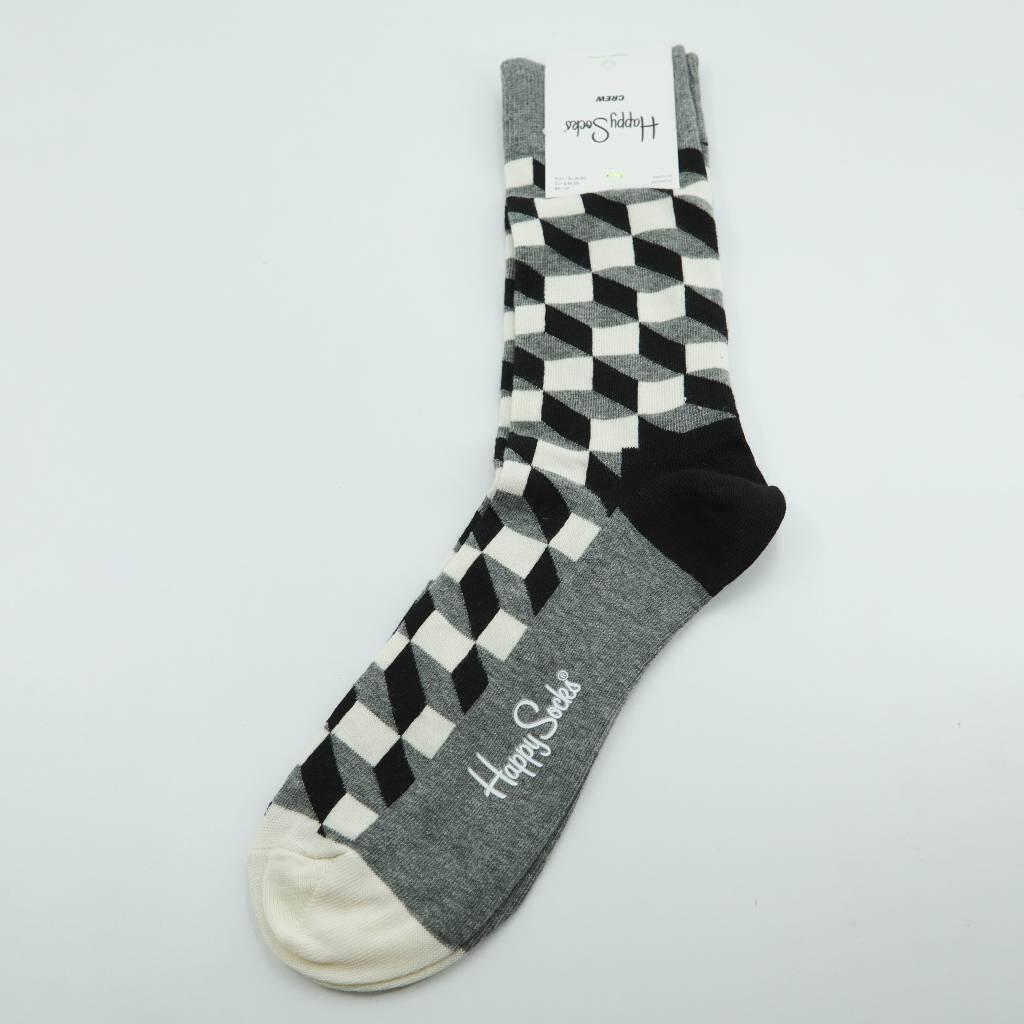 Calcetines Hombre Happy Socks Filled Optic Gris 2/5