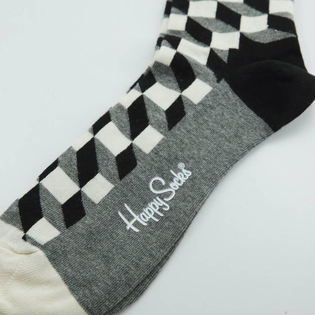 Calcetines Hombre Happy Socks Filled Optic Gris 3/5