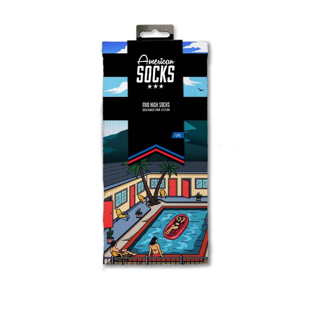 Chaussettes American Socks Modèle Palm Springs Motel Couleur Multicolore 3/6