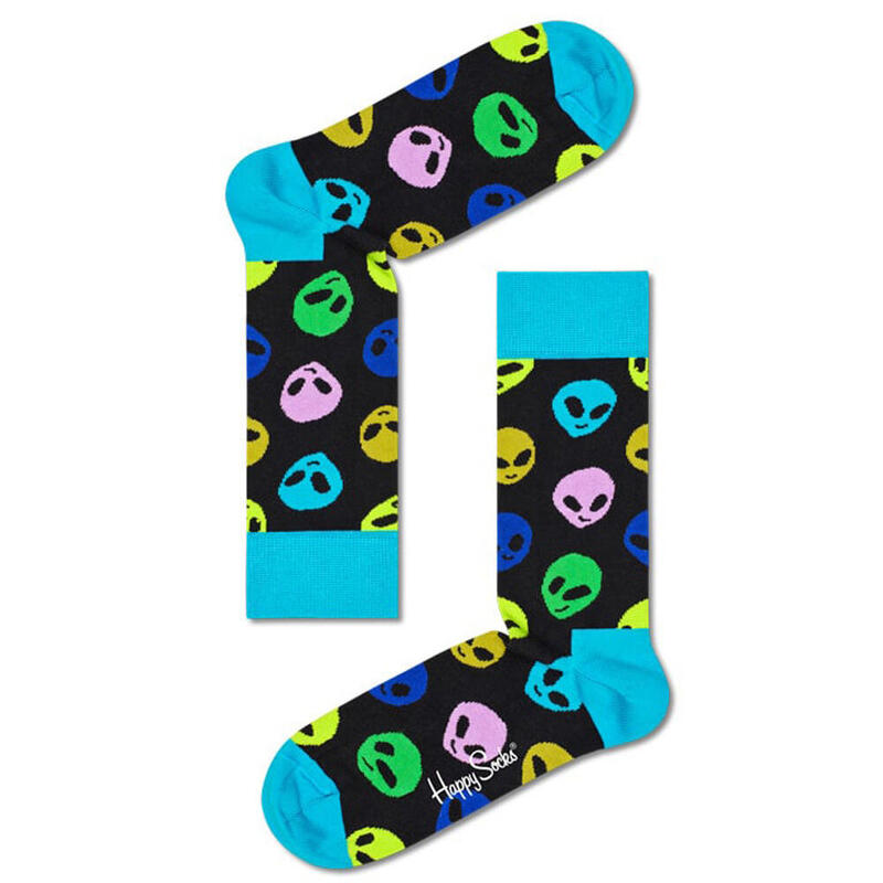 Calcetines Hombre Happy Socks Alien Negro