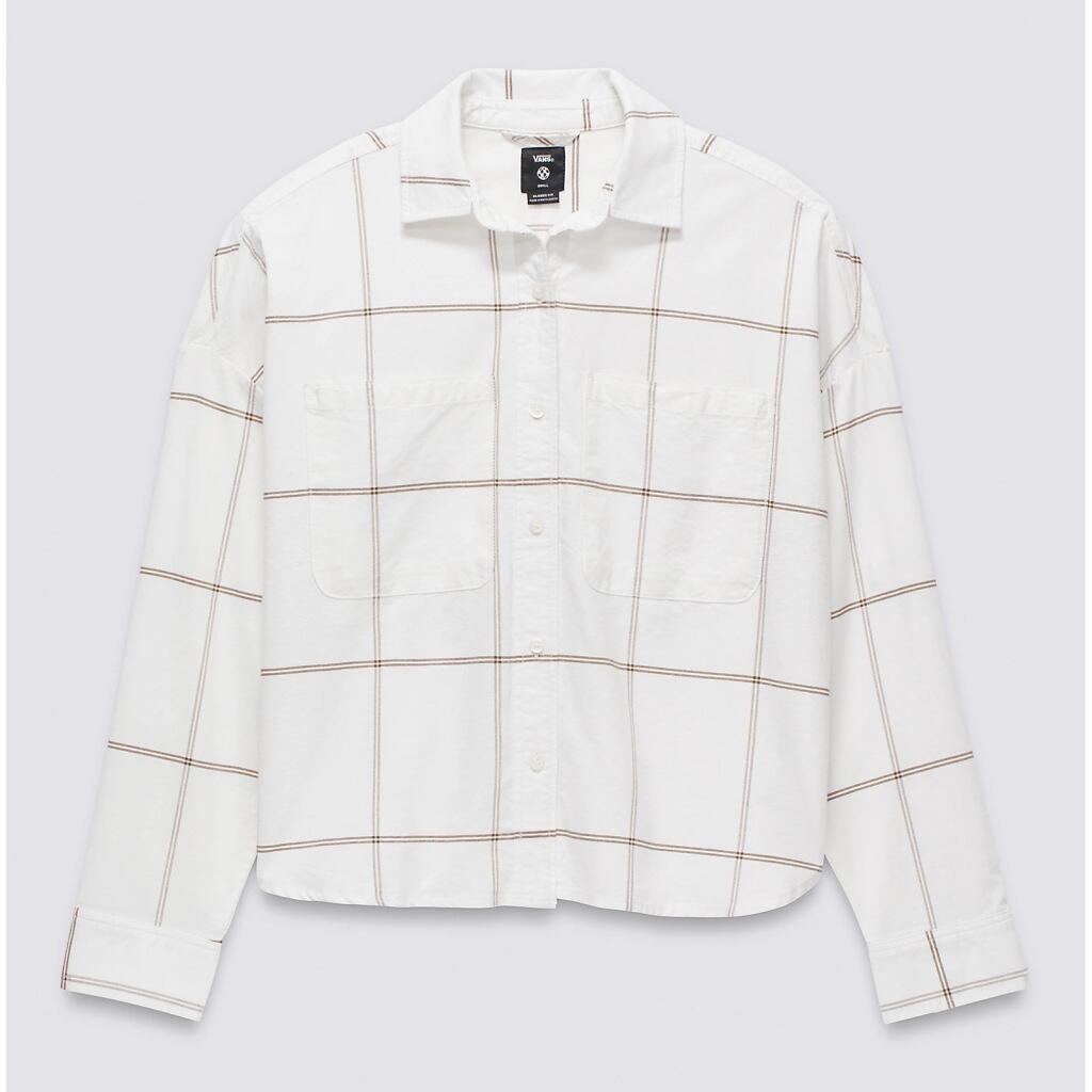 Vans Modèle Antica Boxy Ls Shirt Couleur Blanc 2/5