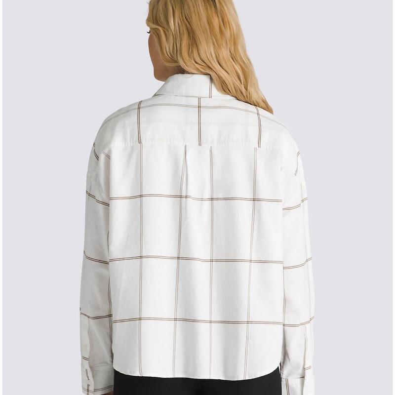 Vans Model Antica Boxy Ls Shirt Barva Bílý