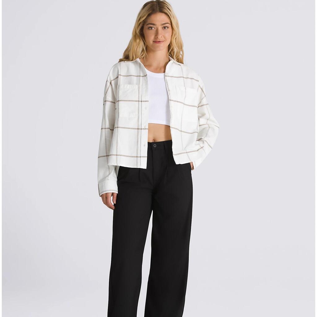 Vans Modèle Antica Boxy Ls Shirt Couleur Blanc 5/5
