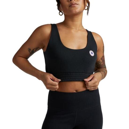 Camisetas Mujer Converse Retro Chuck Taylor Bra To Negro