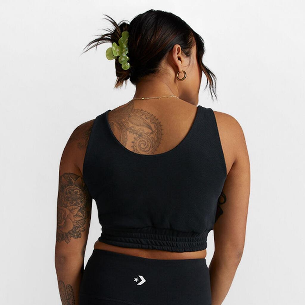T-Shirts Converse Women's Retro Chuck Taylor Bra To Preto 2/5