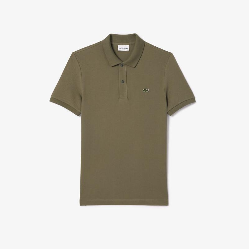 Lacoste Model L1212 Short Sleeved Ribbed Collar S Culoare Verde