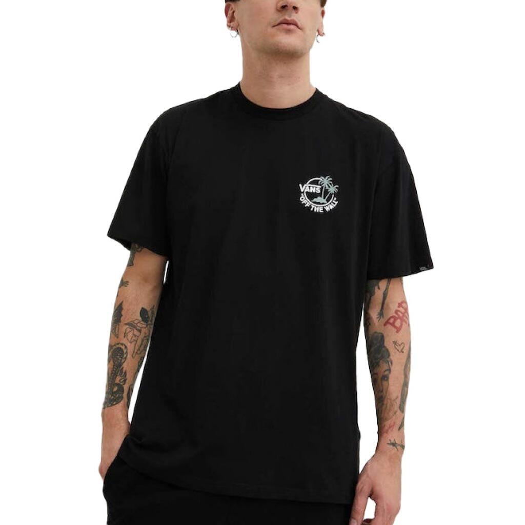VANS Camisetas Hombre Vans Camisetas Hombre Vans Classic Mini Dual Palm Negro Negro