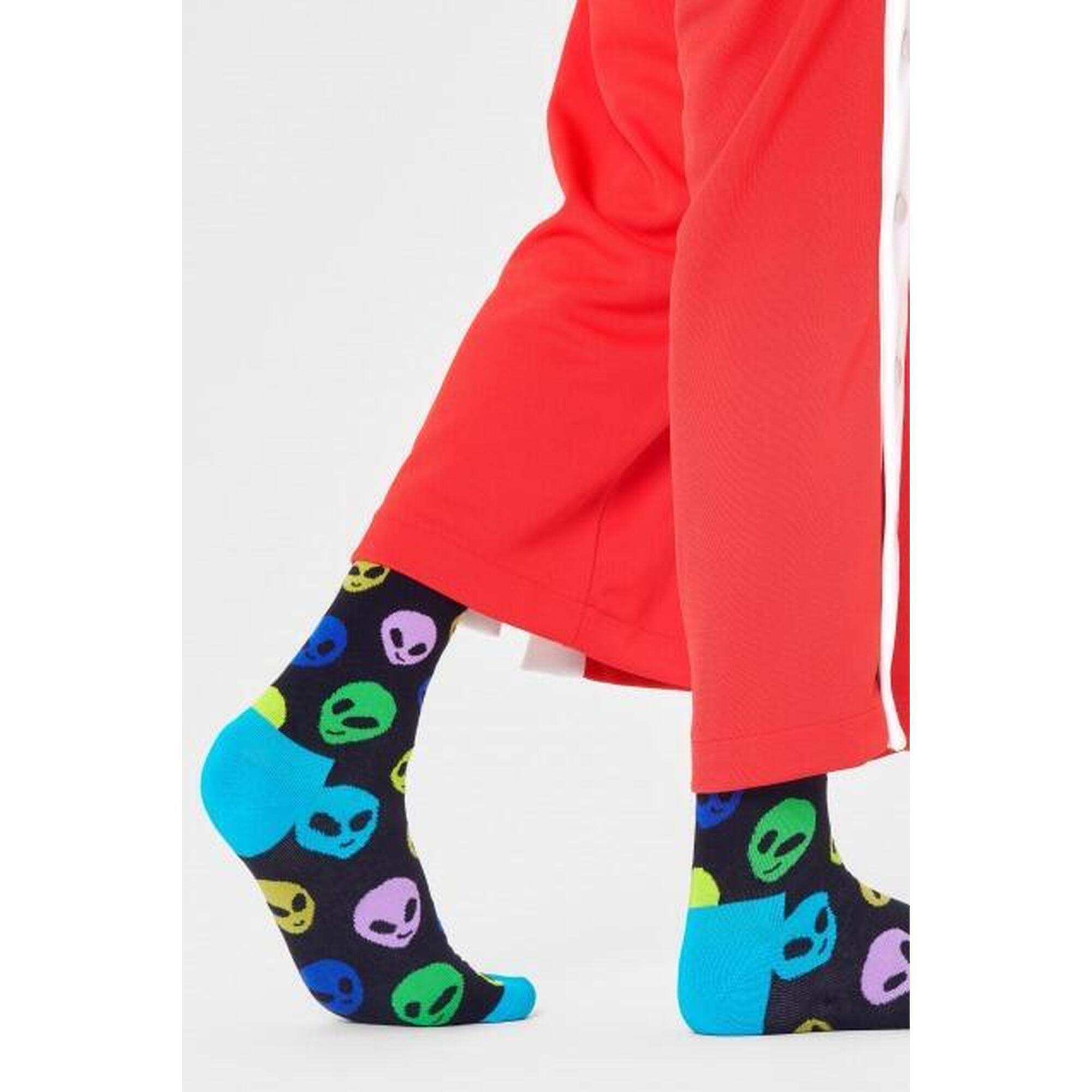 Calcetines Hombre Happy Socks Alien Negro