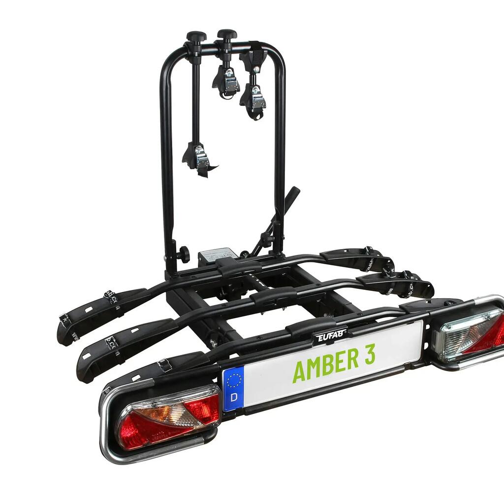 AMBER 3 Tilting Lift System Bike Carrier for 3 Bicycles – EUFAB