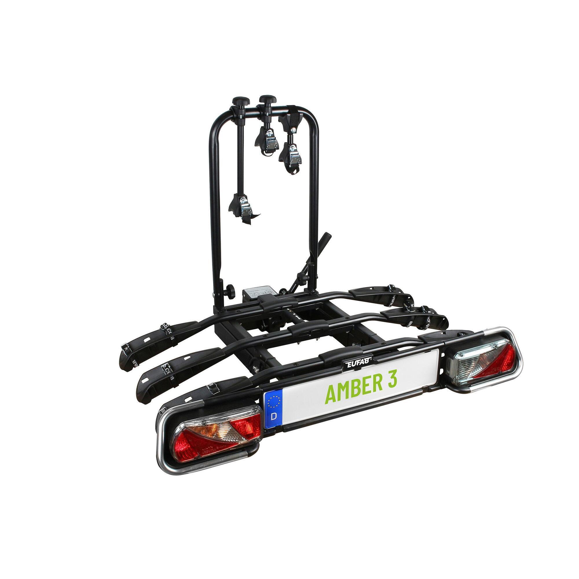 Eufab - Porte-vélos 3 Vélos Sur Attelage Plateforme Basculant Amber 3 - Eufab - Porte-vélo - Incolore - Taille Unique - Decathlon