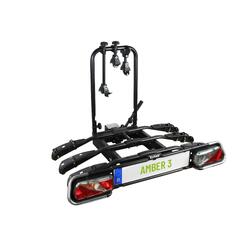 PORTE-VÉLOS 3 VÉLOS SUR ATTELAGE PLATEFORME BASCULANT AMBER 3 - EUFAB