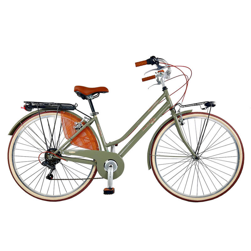 Vélo de ville Dolce Vita by Canellini Cappuccino pour femme - Vert Olive