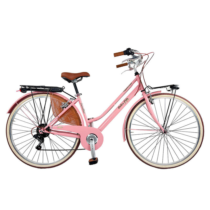 Bicicleta de paseo Dolce Vita by Canellini Cappuccino para mujer - Rosa