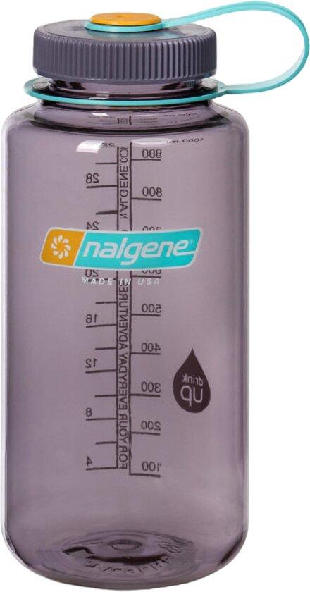Nalgene Sustain Wide Mouth 1000ml drinkfles Aubergine Sustain 5/5