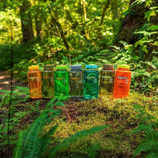 Nalgene Sustain Wide Mouth 1000ml drinkfles Aubergine Sustain 3/5